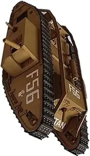UK Mark Mk IV Male Tankt Model Kit, 1/25 Scale Unassembled Paper Vehicle Military Model