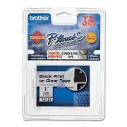 Brother P-Touch Tze-151 Clear Label Tape Indoor & Outdoor 1" x 26.20' NEW
