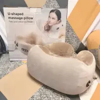 在飛比找蝦皮購物優惠-二手 U-shaped massage pillow U型電