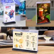 A4 A5 A6 Pocket Display Pageable Paper Menu Display Stand Table