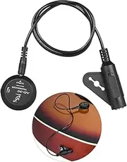 Labymos AD-30 Mini Piezo Pickup Contact Microphone Transducer with 6.35mm Output Plug Tail Nail Clamp for Acoustic Classical Folk Guitar Violin Ukulele
