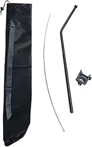 Camping Light Pole - Adjustable Lamp Stand, Lightweight Utility Post | Folding Tripod Fixture, Telescopic Lantern Holder with Hooks for Campsite Cooking Setup in Outdoor Travel Adventures