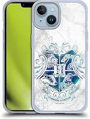 Head Case Designs Officially Licensed Harry Potter Hogwarts Aguamenti Deathly Hallows IX Soft Gel Case Compatible with Apple iPhone 14