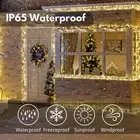 Solar String Lights Outdoor Waterproof 2PK 200LED 66FT Twinkle Lights Auto On...