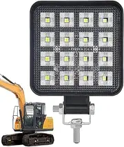 Tractor Lights | Square Led Spotlights for Trucks,11.6w Bright Floodlight Modification Lighting Ip65 Waterproof for Marine Motorcycle Snow Plow