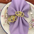 6pcs/Set Napkin Ring Dinner Table Napkin Holder Home Party Decoration Supply