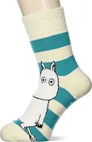 [MOOMIN] Men's Home Socks with Soft Thick Border Pattern