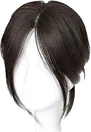 Forehead Wig Fringe,Realistic Wig Fringe Eight-Character Bangs | Synthetic Fringe Washable Wig to Conceal Thinning and Grey Hair for Working, Dating, Photography