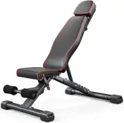 YOLEO MAX Weight Bench, 880LB Adjustable Weight Bench for Bench Press, Foldable