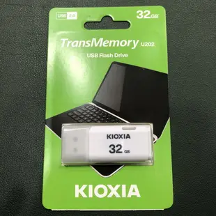 【KIOXIA 鎧俠】TransMemory U202 32GB USB2.0 隨身碟 32G【APP下單最高22%點數回饋】