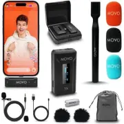 WMX-2-L Wireless Lavalier Microphone for iPhone/Lightning Devices with WMX-HM...