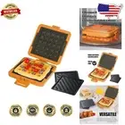 Advanced Microwave Sandwich Maker & Waffle Press - Time-Saving Kitchen Essential