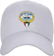 Kuwait Hat for Men Women Coat of Arms of Kuwait Baseball Cap Adjustable Trucker Dad Hats