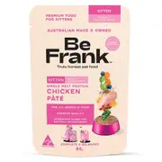 Be Frank Grain Free Kitten Chicken Pate Wet Cat Food 85g 12x85g