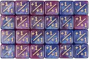 Namvo 24PCS Dice Cube Counter D6 Dice Set for MTG CCG Card Game Accessories