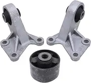 ApplianPar Rear Left and Right Differential Mounts for Jeep Compass 2007-2017 Patriot 2.0L 2.4L Set of 3