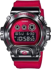 [Casio] Men's Gm-6900 Metal Covered Watch Stainless Steel Glass Red