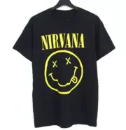 Nirvana Smiley Face T-shirt , Nirvana Band Tee
