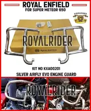 Royal Enfield SILVER AIRFLY EVO ENGINE GUARD FOR Super Meteor 650