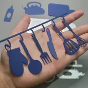 Cookware Rack Cutting Board Spatula Knife Spoon Teapot Food Metal Cutting Dies