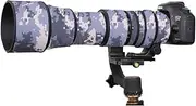CHASING BIRDS Camouflage Waterproof Lens Coat for Sigma 150-600mm F5-6.3 DG OS HSM Contemporary Rainproof Lens Protective Cover (Digital Camouflage, with 1.4X and 2.0X TC)