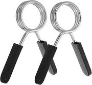 2pcs Barbell Buckle Barbell Locks Barbell Clamp Weightlifting Clips Weight Clips Spring Clip Barbell Weight Clamps Barbell Collars Barbell Clip Gym Clips Dumbbell Spring Collars