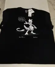 Daniel Arsham Crystal Mewtwo 3020 Pokemon Graphic Men's Uniqlo UT T shirt XL