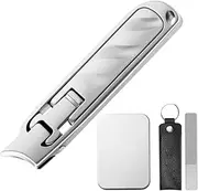 Travel Manicure Kit | Oblique Opening Nail Care Tool Kit - Large Opening Ultra-Thin Stainless Scissors For Little Boys Girls