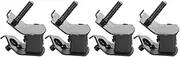 4 Pieces Generator Vibration Damper, Damping Base, Anti-Vibration Insulator Brackets, Foot Rack, Cushion Pads for Petrol Engine Generator, 168F/170F, 2KW-3KW