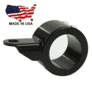 DOM Bar Clamp w/ Tab For Mounting Light Whip On 1-3/4" Horizontal Roll Bar Tube