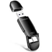 USB C Flash Drive | USB 3.2+ Type C Dual Drive | 550MB/s Read Speed |128GB |U...