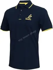 TIDWELL Wallabies 2024 Rugby Navy Pique Polo