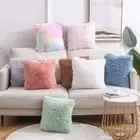 Long Pile Soft Shaggy Faux Fur Cushion Covers Plain Fluffy Pillow Case Cover AU