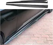 PSM Style Side Door Edge Protector Car Refitting Real Carbon Fiber Side Skirt Lip Bumper Compatible for Benz C Class W205