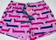 NEW WITH TAGS LADIES PETER ALEXANDER PINK PENNY DACHSHUND PYJAMA SHORTS SIZE L