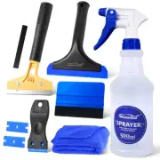 Window Tint Kit, Vehicle Glass Protective Tinting Film Installing Set Car Win...