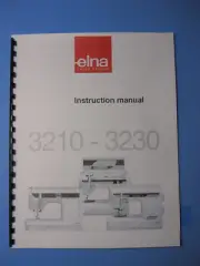Elna 3210 - 3230 Jeans Sewing Machine Instruction Manual - Printed