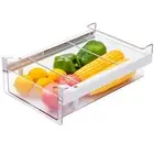 vacane Refrigerator Organizer DrawerPlastic Fridge Drawer With Handle Pull Ou...