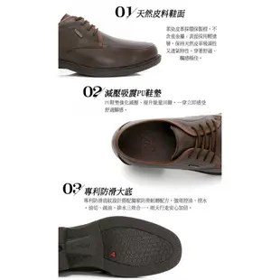 LA NEW GORE-TEX 防水 安底防滑 輕量 德比鞋 紳士鞋(男2280350)