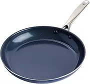 Blue Diamond Cookware Diamond Infused Ceramic Nonstick 30 cm Frying Pan Skillet, PFAS-Free, Dishwasher Safe, Oven Safe, Blue