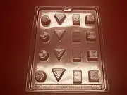 BRIDAL SHOWER PIECES MOLD- Make Chocolate/Candy/Cake Decorations at Home! USA!