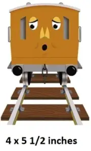 Annie Coach Wall Decal Thomas & Friends the Tank Engine Sticker Peel Stick Art