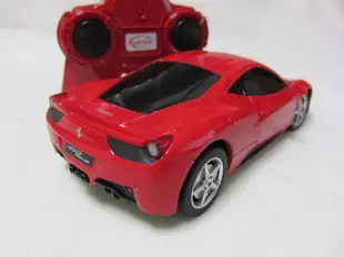 【KENTIM 玩具城】1:24(1/24)全新原裝法拉利FERRARI 458 ITALIA紅色原廠授權RASTAR遙控車