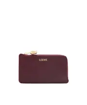 Loewe Pebble Zipped Coin Cardholder One size Red