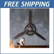 Industrial Chic Airplane Propeller Wall Decor - Elegant 26.4” Art Piece