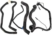5Pcs Engine Radiator Coolant Hose, Heater Hose, PCV Pipe Set 13251447 13251435 13291779 94543097 25193343 Compatible with Chevy Cruze 1.4L 2011 2012 2013 2014 2015 2016