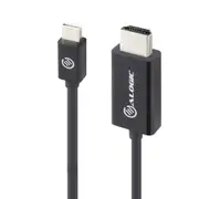Alogic ELMDPHD-02 2m Mini DisplayPort to HDMI Cable Male to Male Elements Series