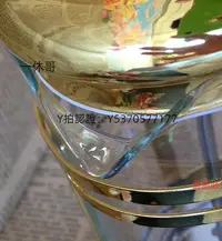 在飛比找Yahoo!奇摩拍賣優惠-咖啡配件 金色玻璃咖啡壺不銹鋼過濾法壓壺沖茶器coffee 