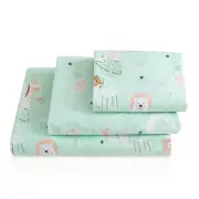 Twin Size Printed Kids Sheet Set - 3 Piece Wrinkle-Free Luxurious Soft Microf...