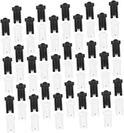 CANIGHT 60pcs Eyelash Glue Bottle Nozzle Needles Anti Blocking Pins for Lash Extensions Pp Stainless Steel Easy Install Family Salon Use